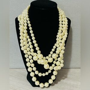 J Crew Multistrand Pearl Necklace 3